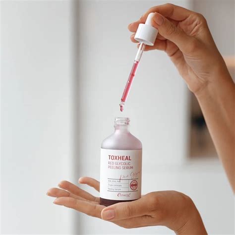 Пилинг сыворотка гликолевая Esthetic House Toxheal Red Glycolic Peeling ...