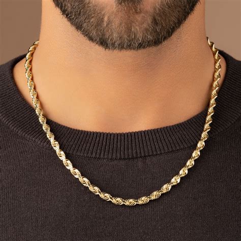 Solid Gold Rope Chain (6mm) | The Gold Gods – TGG
