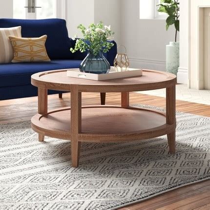 Round Oak Coffee Table - Ideas on Foter
