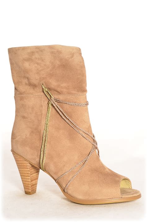 Сапожки летние женские (FLY AB 1281-71C beige) купить за 500 руб.