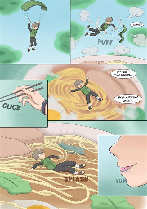 Commission: Tenten vore, Page 1 by GentleFeet on DeviantArt