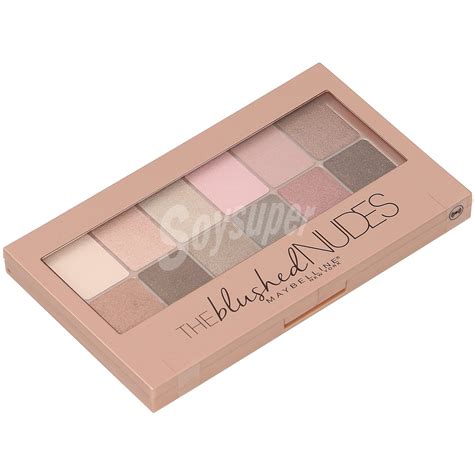 Maybelline New York The Blushed Nudes Palette sombra de ojos 1 u