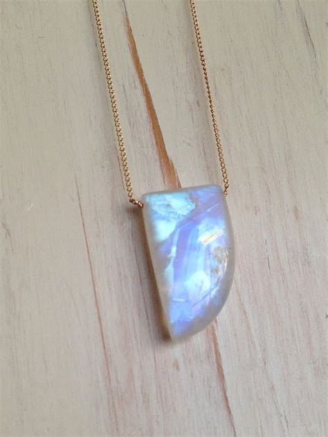 Moonstone Necklace Moonstone Jewelry Gemstone Necklace Layered Necklace ...