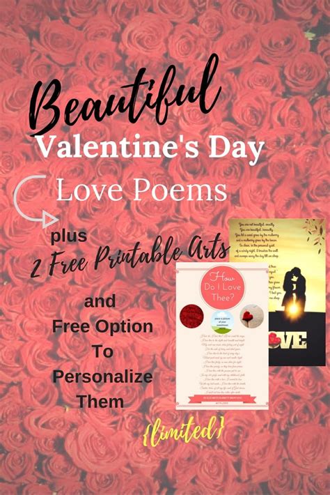 Say It With Valentine's Day Poems - Endless Love Inspiration ...