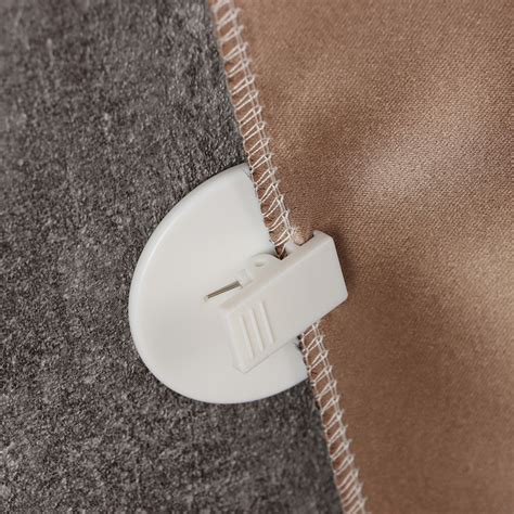 Badu.bg 1 бр. Самозалепващи щипки за завеси Крокодилска щипка ...