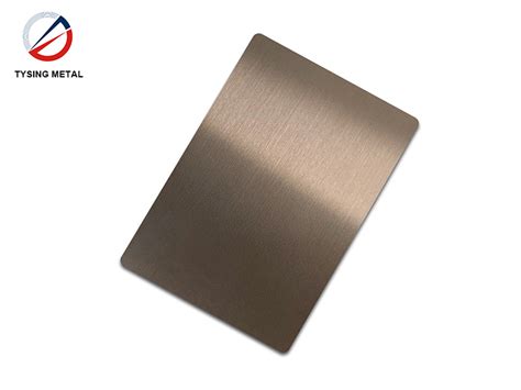 China Bronze Hairline Finish Stainless Steel Sheet 304 Supplier ...