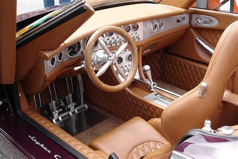 2000 Spyker C8 Interior | Custom car interior, Car console, Car detailing