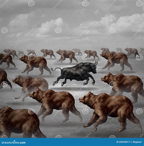 Stock Market Positive Forecast Stock Illustration - Illustration of