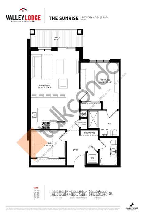 Skyline Valley Lodge Condos | Floor Plans, Prices, Availability - TalkCondo