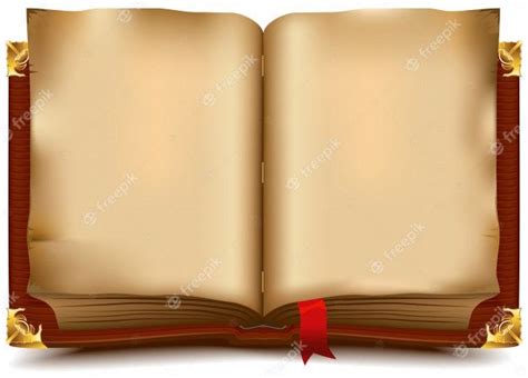 Старая открытая книга | Премиум векторы | Открытая книга, Книги ...