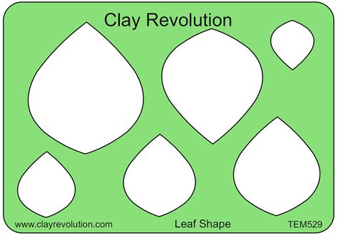 leaf shape template
