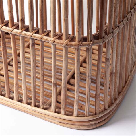 Rammi Rattan Tall Laundry Basket