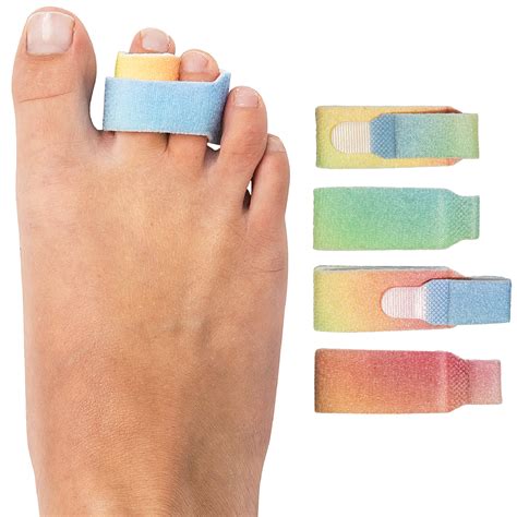 Broken and Hammer Toe Bandages Splints Wraps Relieve Toe Discomfort ...