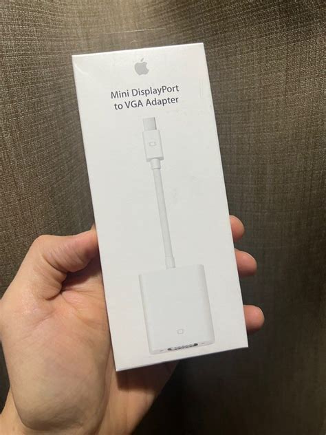 Apple original Mini display port to VGA adapter, Computers & Tech ...