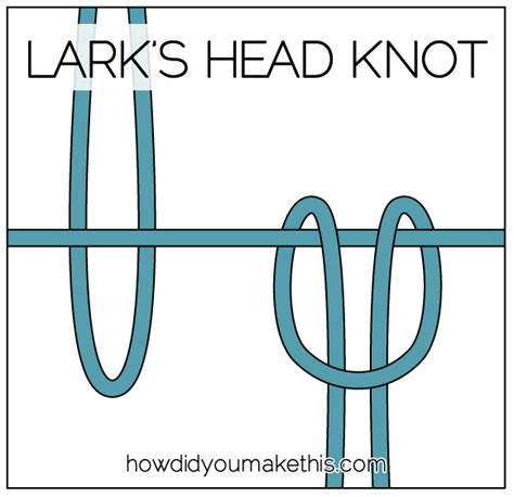 Lark's Head Knot - How Did You Make This? | Luxe DIY