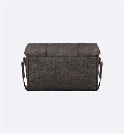 Dior Hit the Road 플랩 스트랩백 브라운 Dior Gravity Vintage 가죽 | DIOR