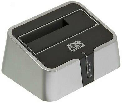 Характеристики модели Док-станция для HDD AgeStar 3CBT2, серебристый на ...