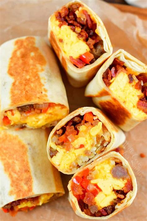 breakfast burritos  cook  smiles