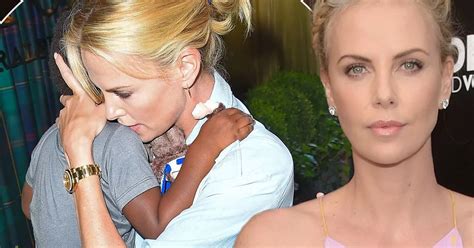 charlize theron   mum   time   adopts  baby