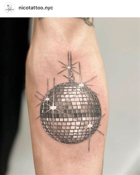 discoball tattoo 8