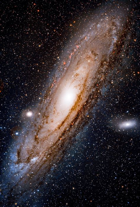 The Andromeda galaxy - captured with an 11 inch telescope from the ...