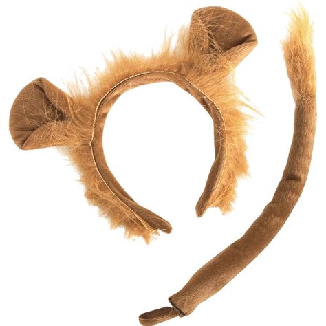lion ears  tail costume set discount party supplies