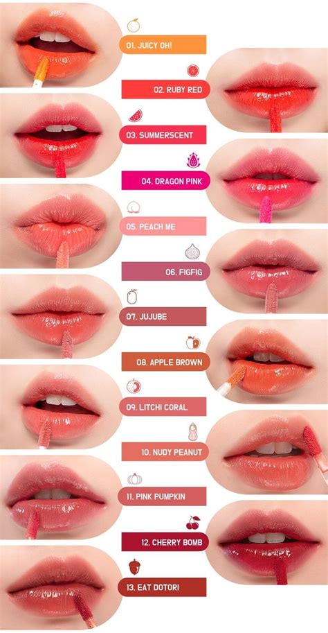 Глянцевые тинты для губ rom&nd Juicy Lasting Tint | Happy Berry Shop ...
