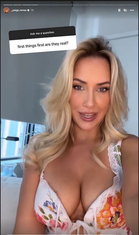 Golfer Paige Spiranac reveals whether she has breast implants