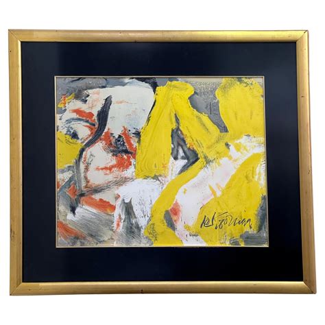 "the Man and the Big Blonde" by Willem de Kooning For Sale at 1stDibs