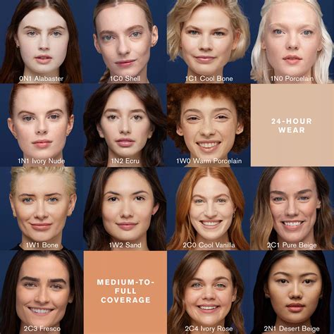Estee Lauder Double Wear Light Foundation Colour Chart | Shelly Lighting