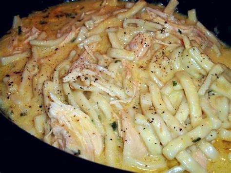 Crockpot Chicken and Noodles | Just A Pinch Recipes