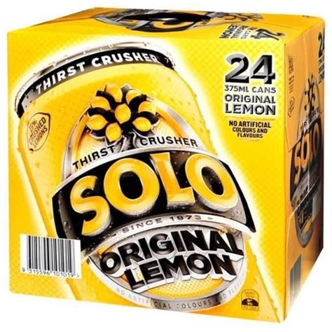 Solo Soft Drink Can 375ml Carton of 24 - Impact