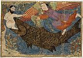 "Jonah and the Whale", Folio from a Jami al-Tavarikh (Compendium of ...
