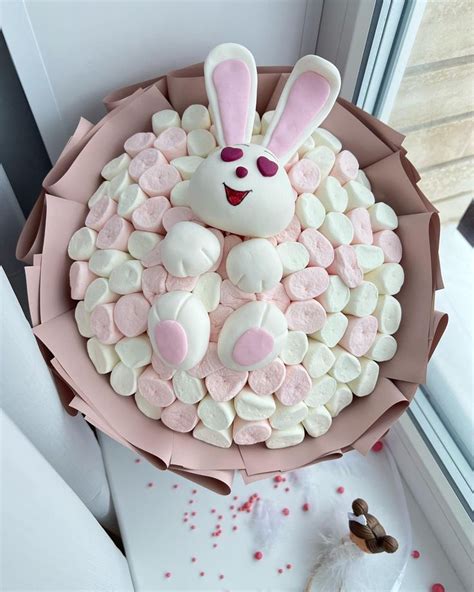 Зефирный букет | Food bouquet, Sweet bouquet, Candy flowers