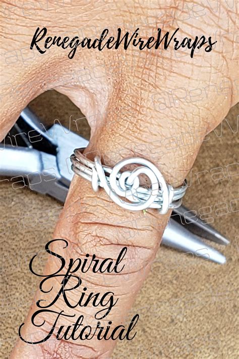 Beginner Wire Wrap Tutorial / Spiral Ring Design / Step by Step/ Pdf / Instant Download - Etsy