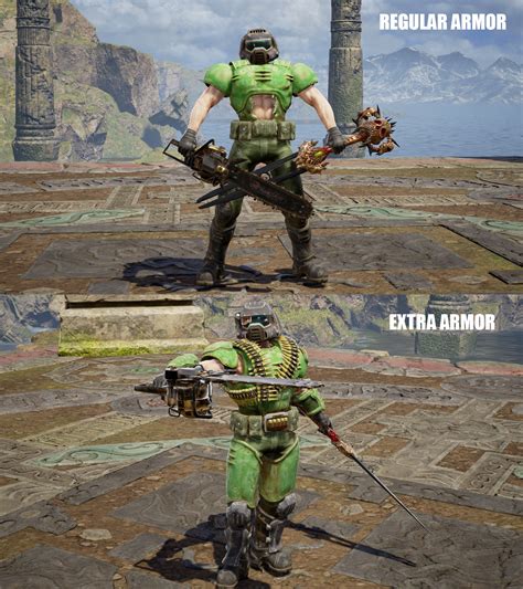 SCVI CAS mod Doom Slayer Armor+Weapon by monkeygigabuster on DeviantArt