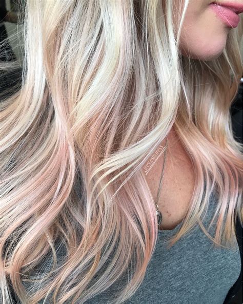 peach blonde hair - waypointhairstyles