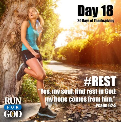 How to Find Rest During Training