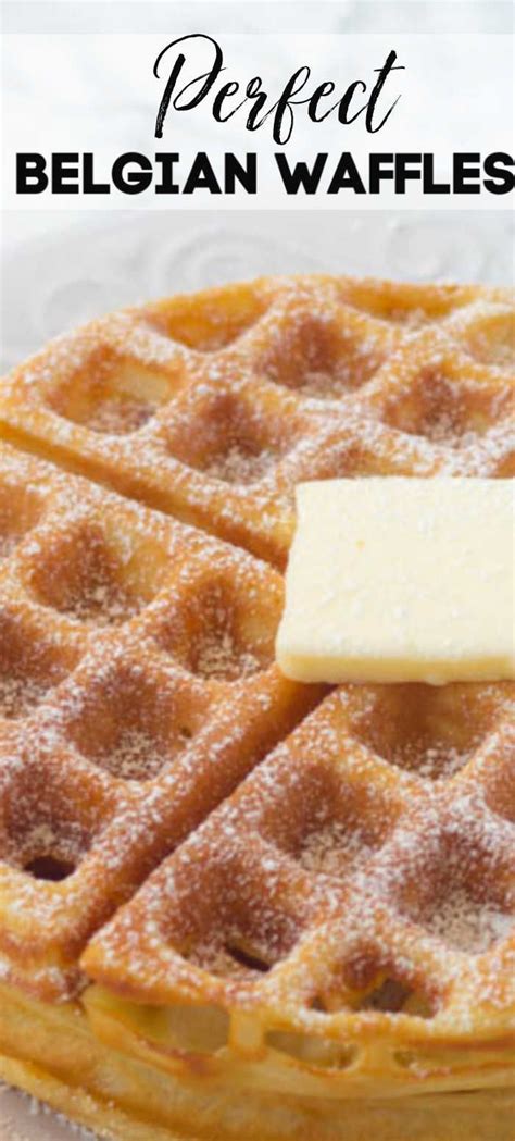 Perfect belgian waffles recipe – Artofit