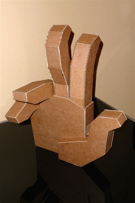 cardboard hand  platinumraven  deviantart