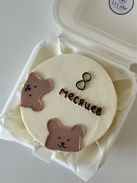 Бенто торт | Mini cakes birthday, Simple birthday cake, Teddy bear ...