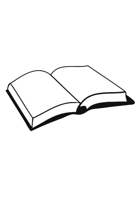 Раскраска книга книги. Открытая книжка