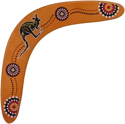 Sewroro Wooden Boomerang V- Shaped Returning Boomerang Flying Saucer ...