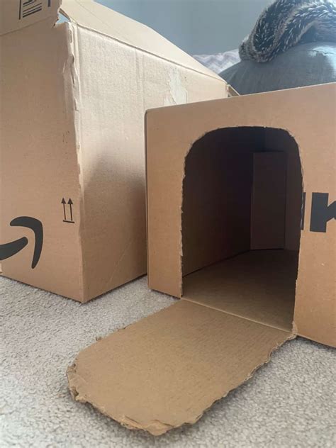 (Easy!) DIY Cardboard Cat House Tutorial - Totally Purrfect