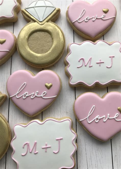 Heart-Shaped Wedding Cookies