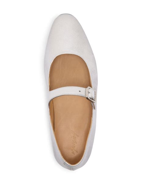 Marsèll Leather Ballerina Shoes | Silver | FARFETCH