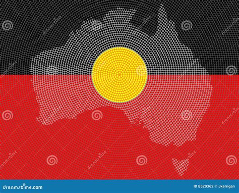 printable aboriginal flag template