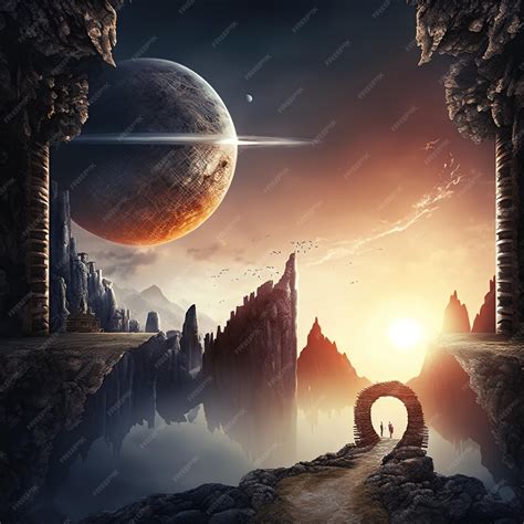 Premium Photo | Into the Other World Fantasy Art