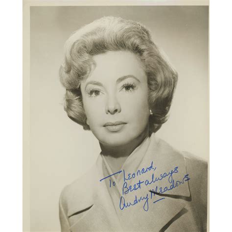 The Honeymooners Audrey Meadows signed photo
