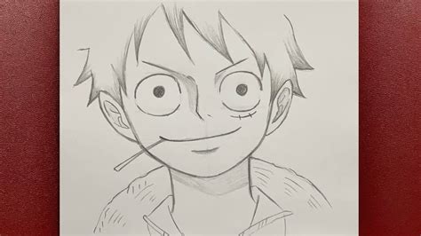 anime drawing   draw monkey  luffy step  step youtube
